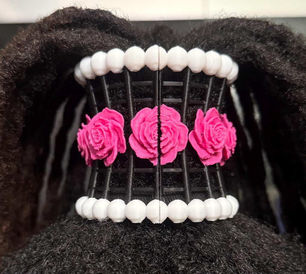 Rose Pineapple Clip