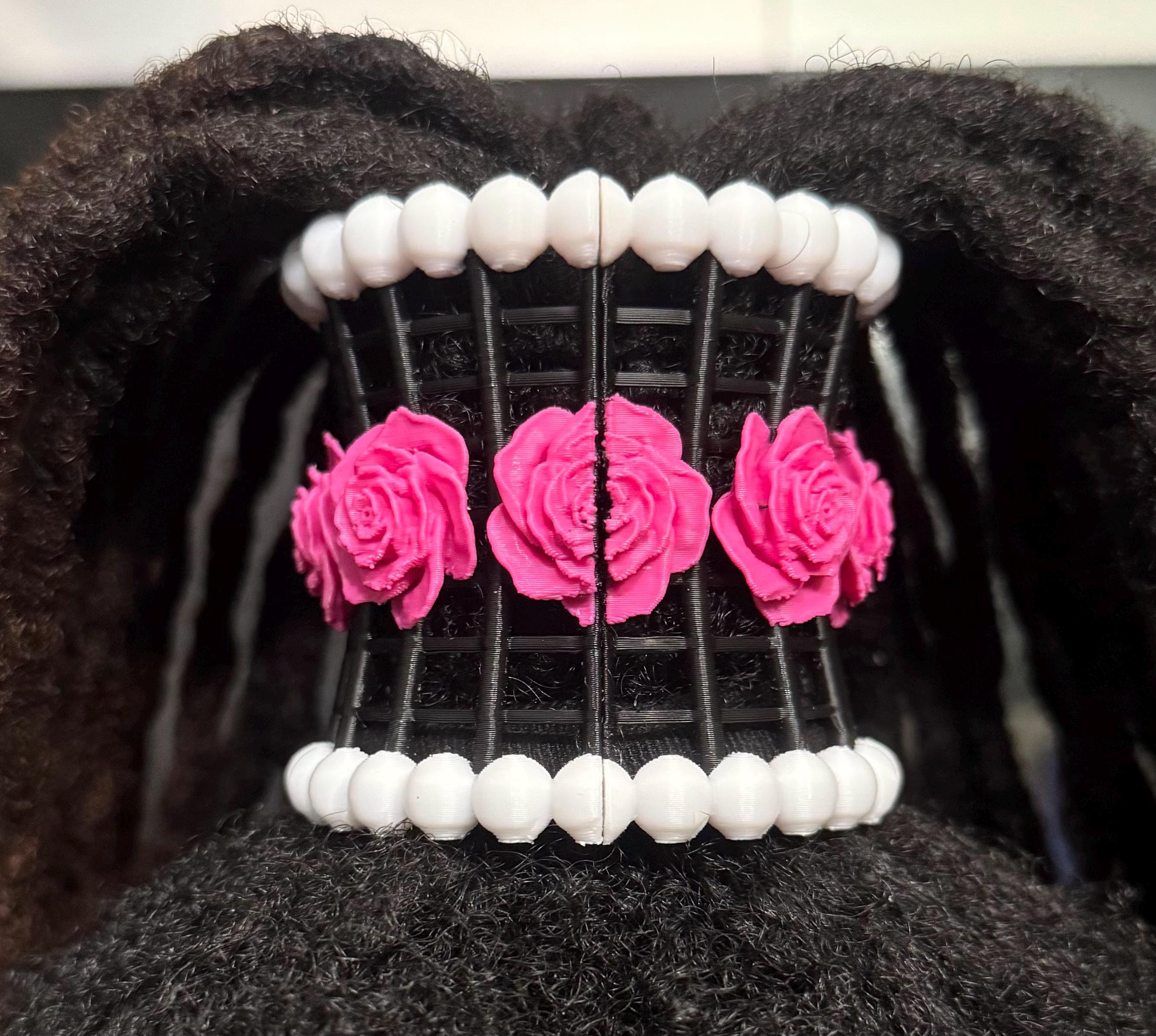Rose Pineapple Clip