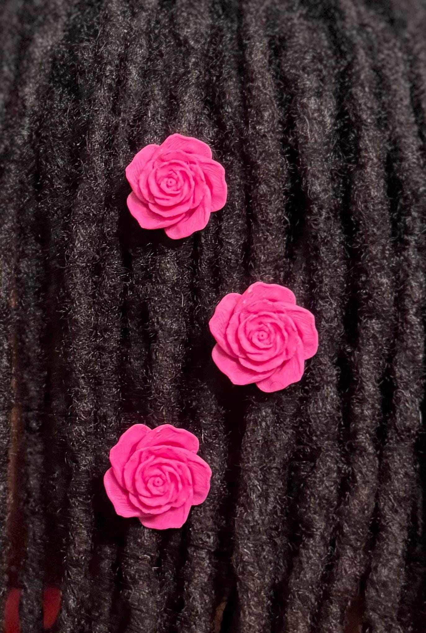 Rose Beads (Set of 4)