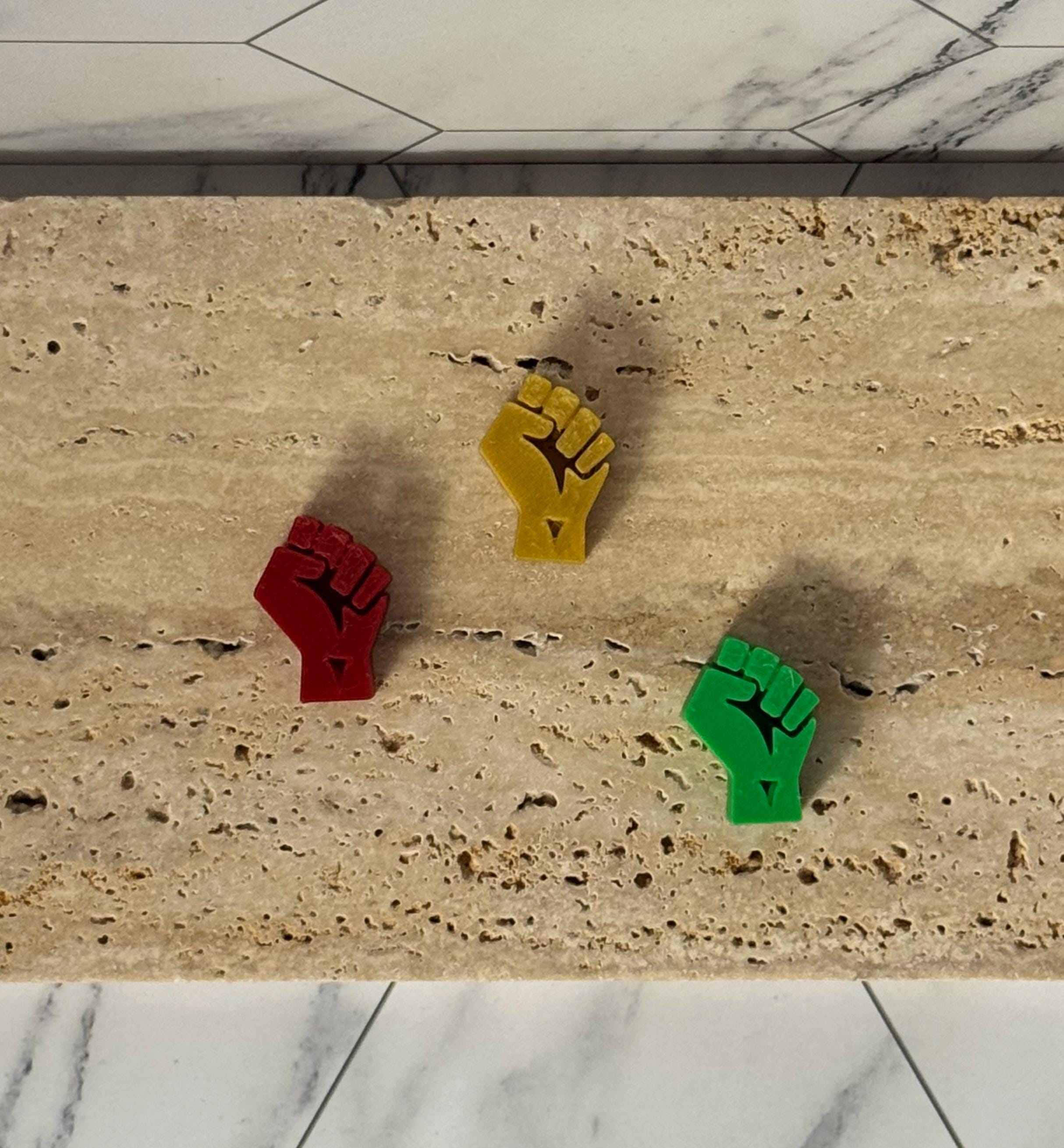 Raised Fist Beads