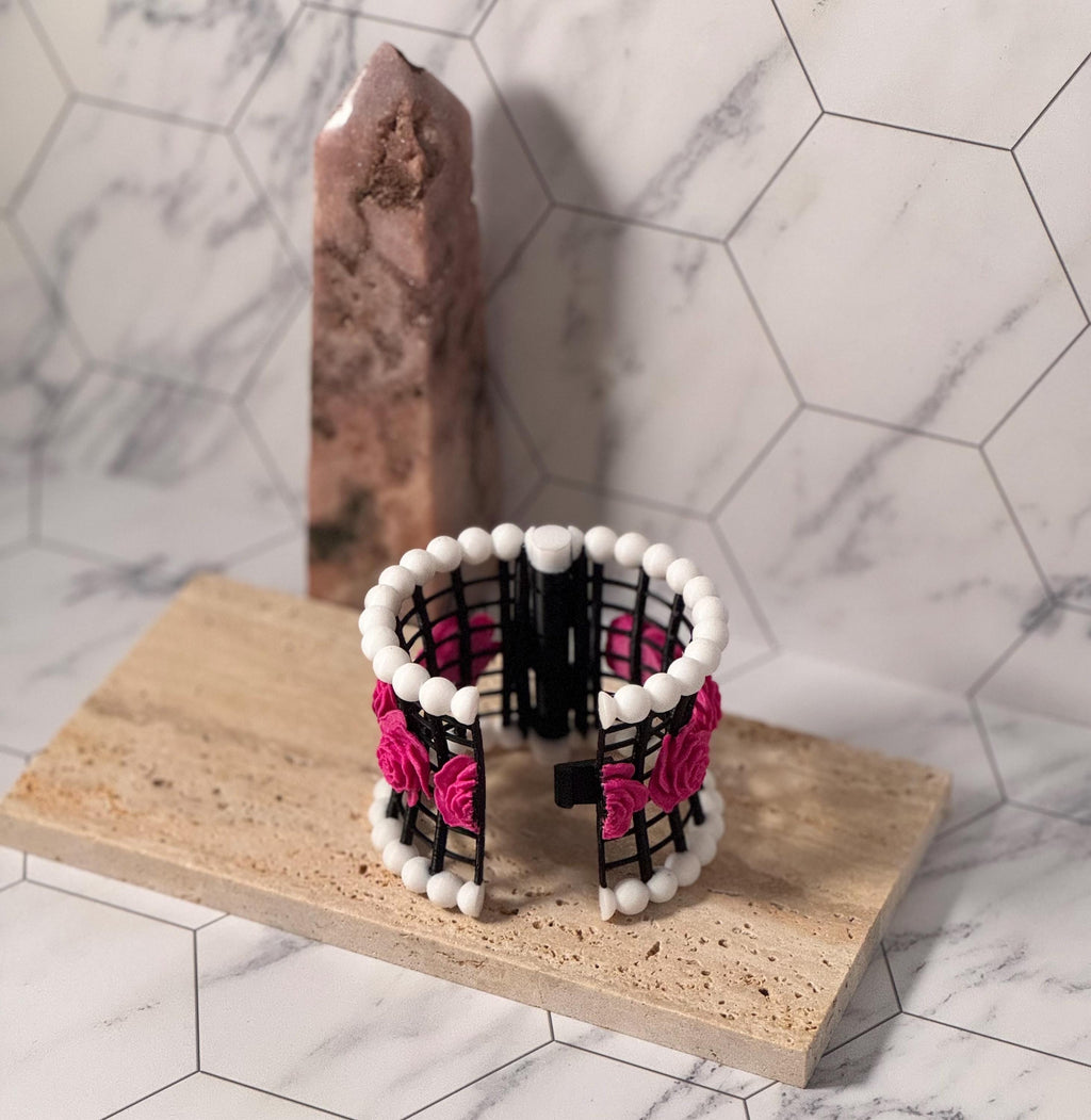 Rose Pineapple Clip