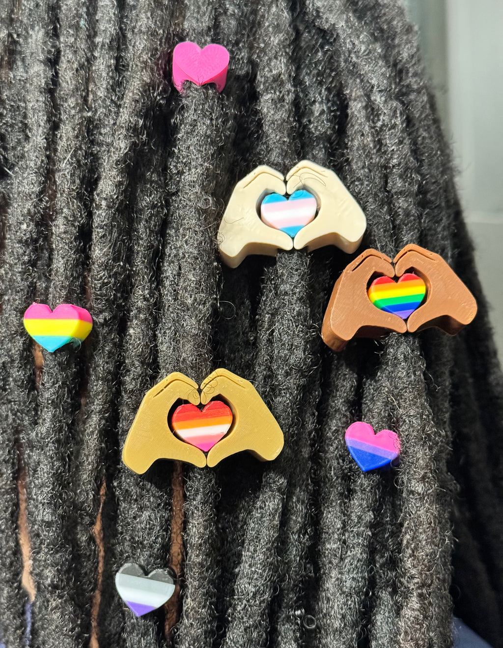 Heart Hands Bead Set