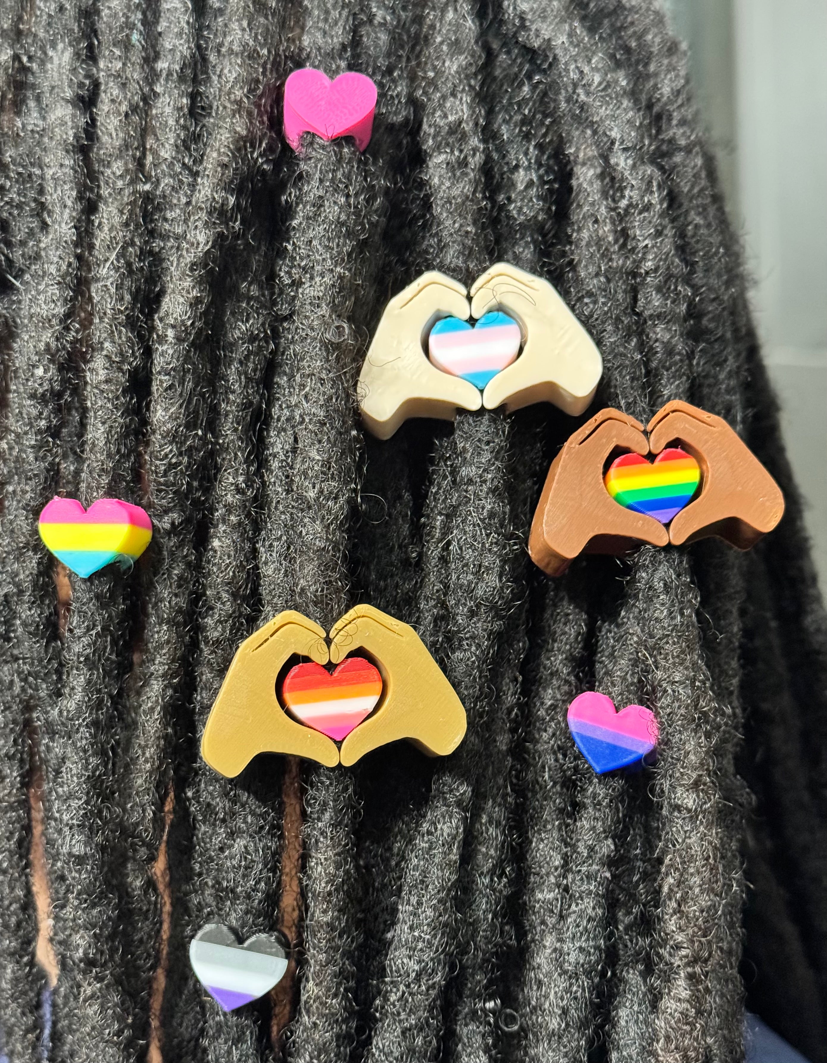 Heart Hands Bead Set