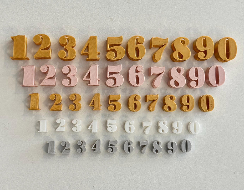Individual Number Beads