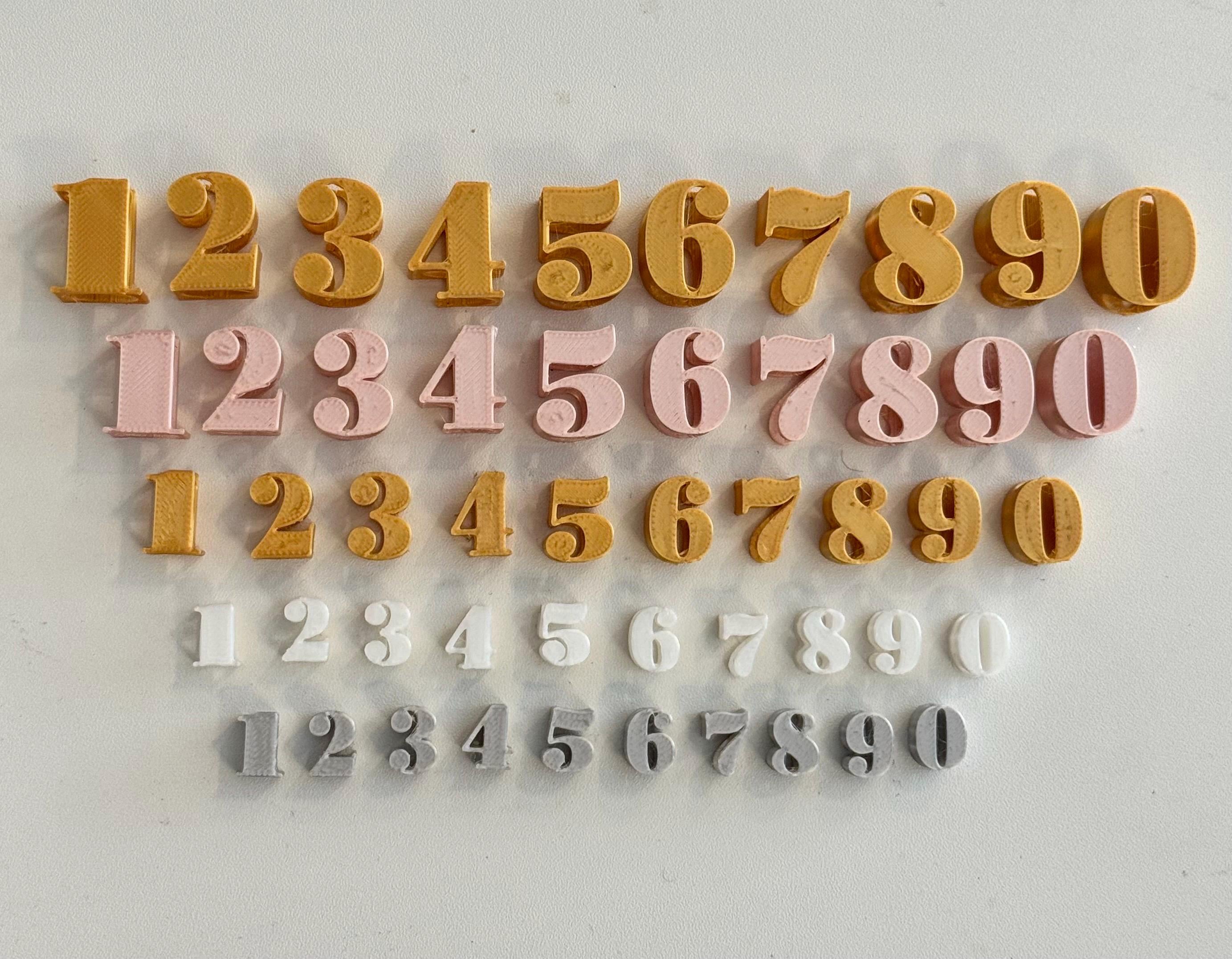 Individual Number Beads