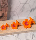 Hibiscus Beads (Set of 4)