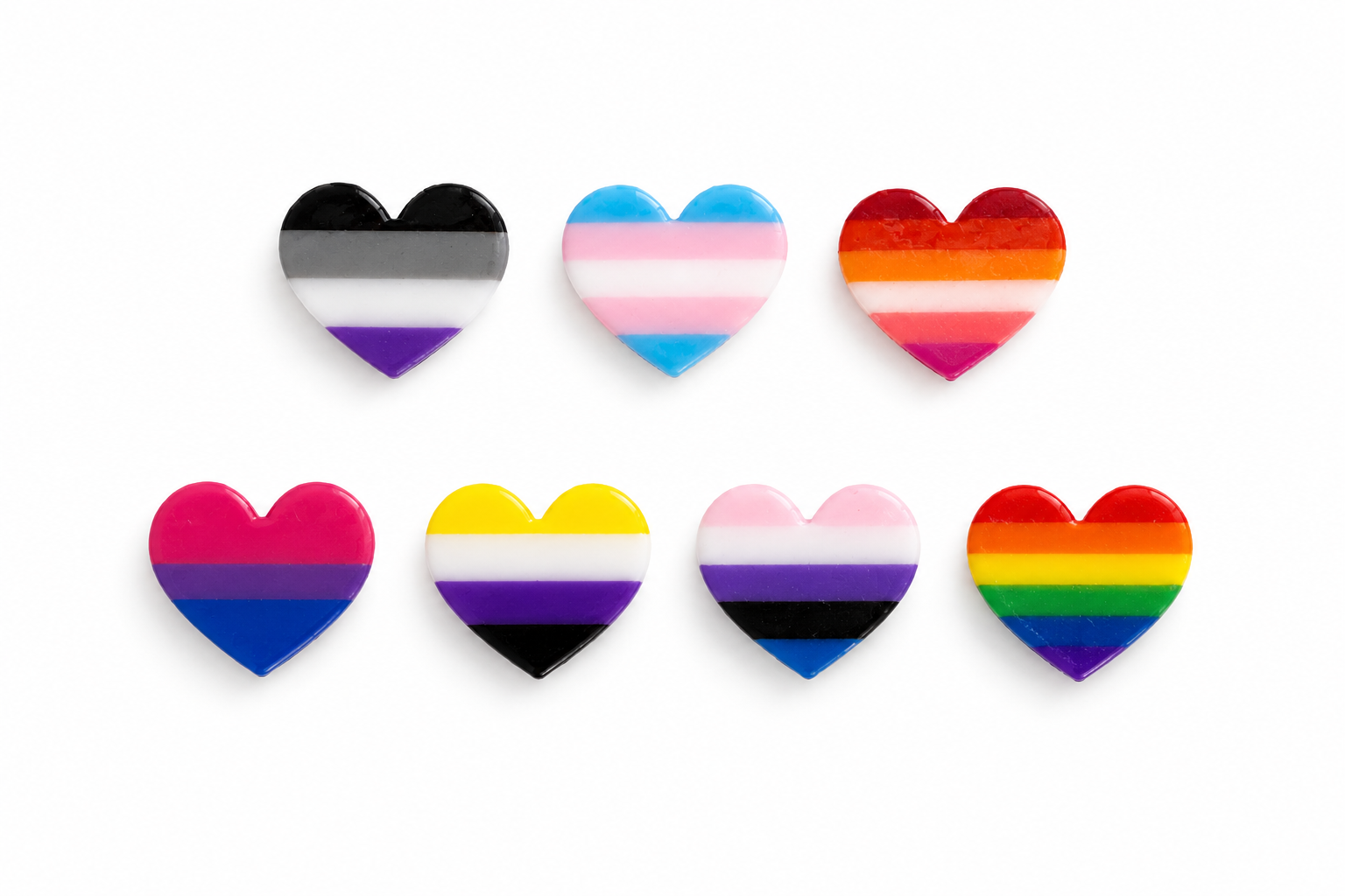Pride Heart Beads