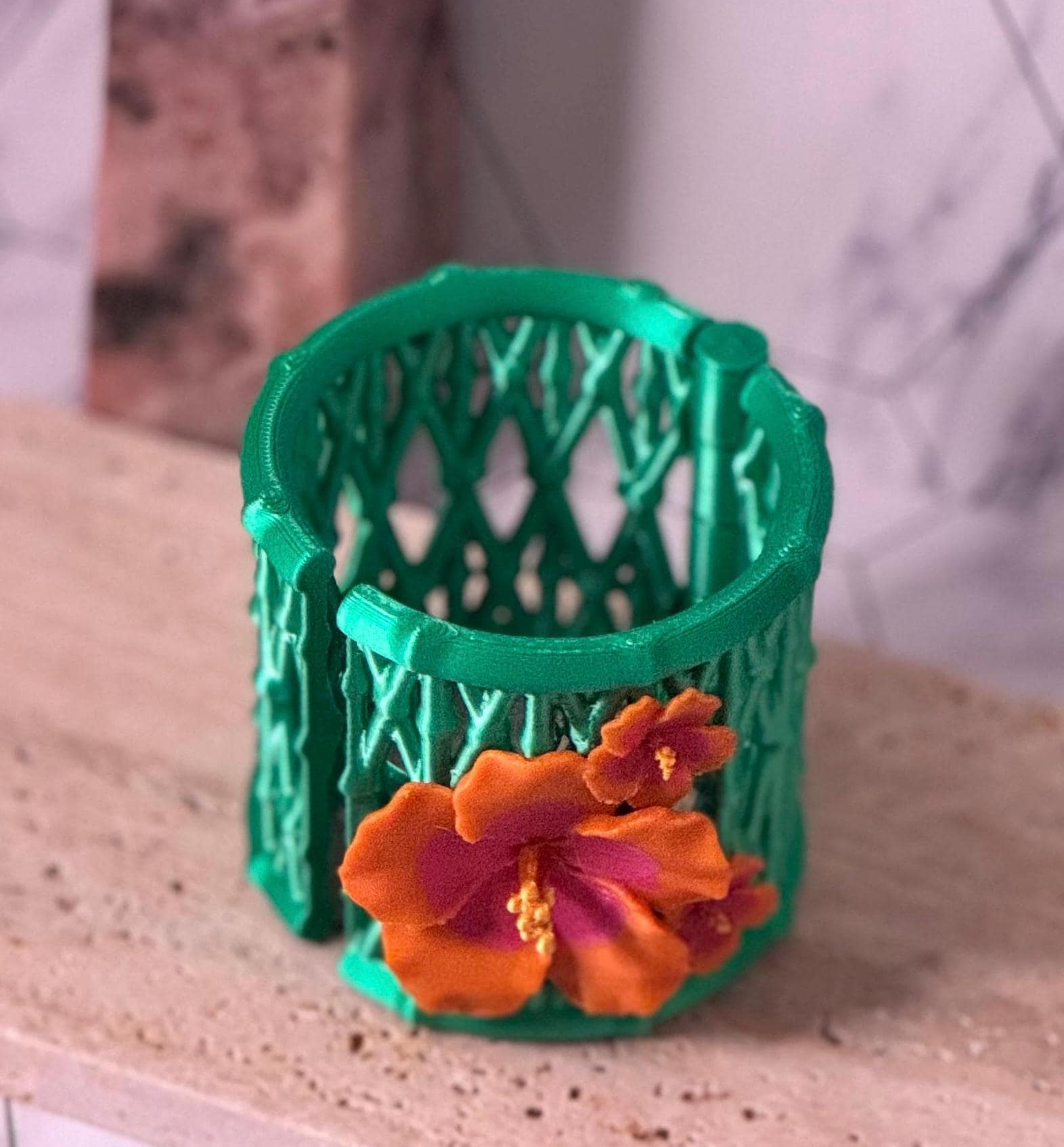 Hibiscus Pineapple Clip