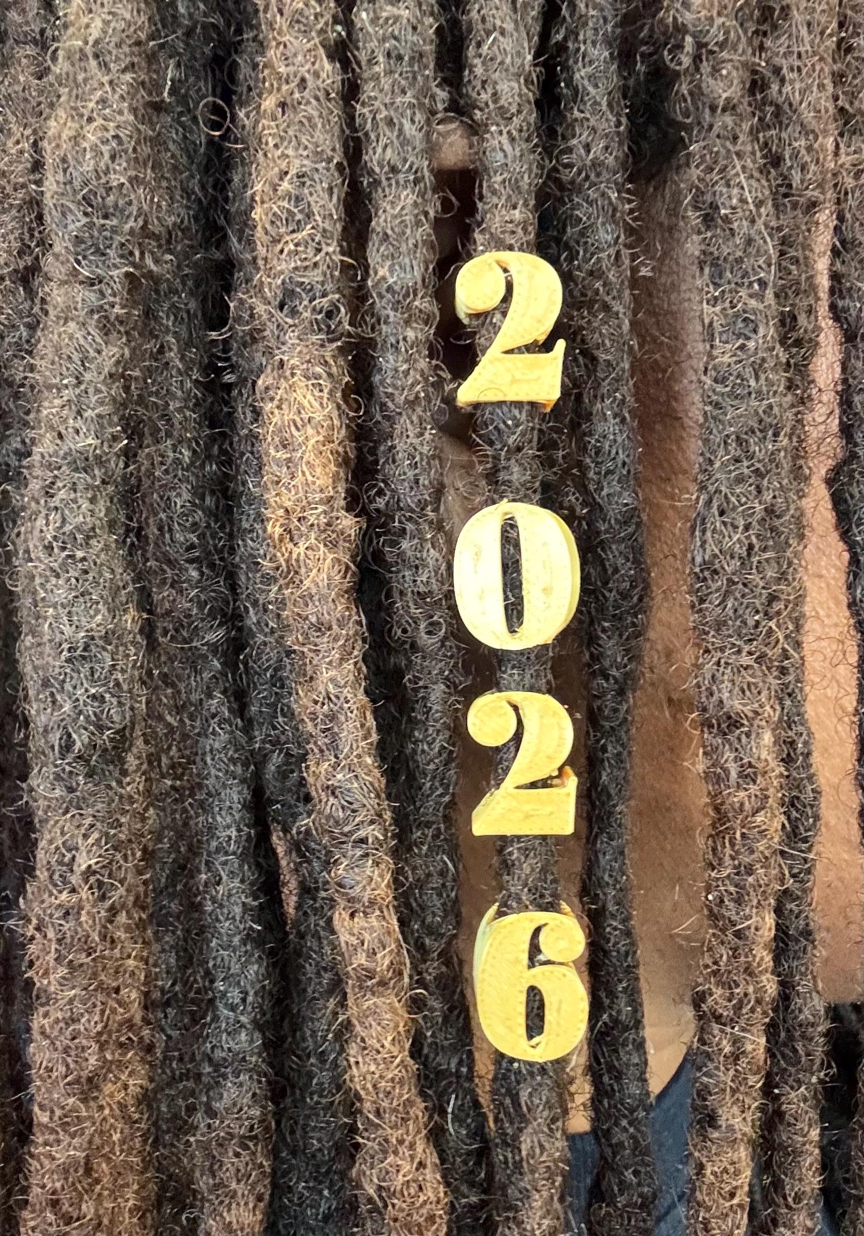 Individual Number Beads